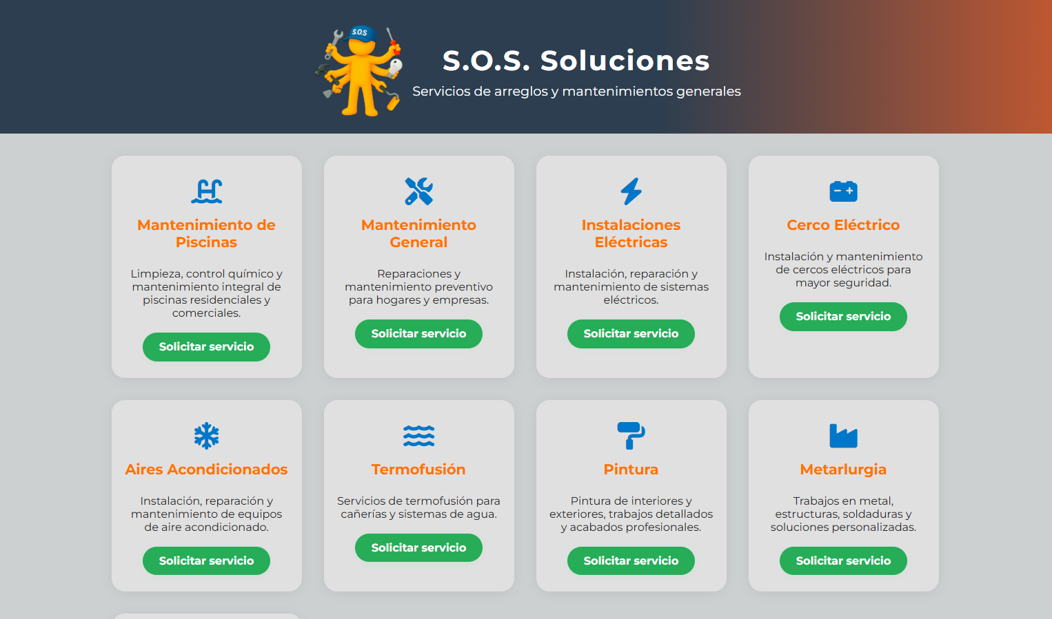 portada pagina sos soluciones